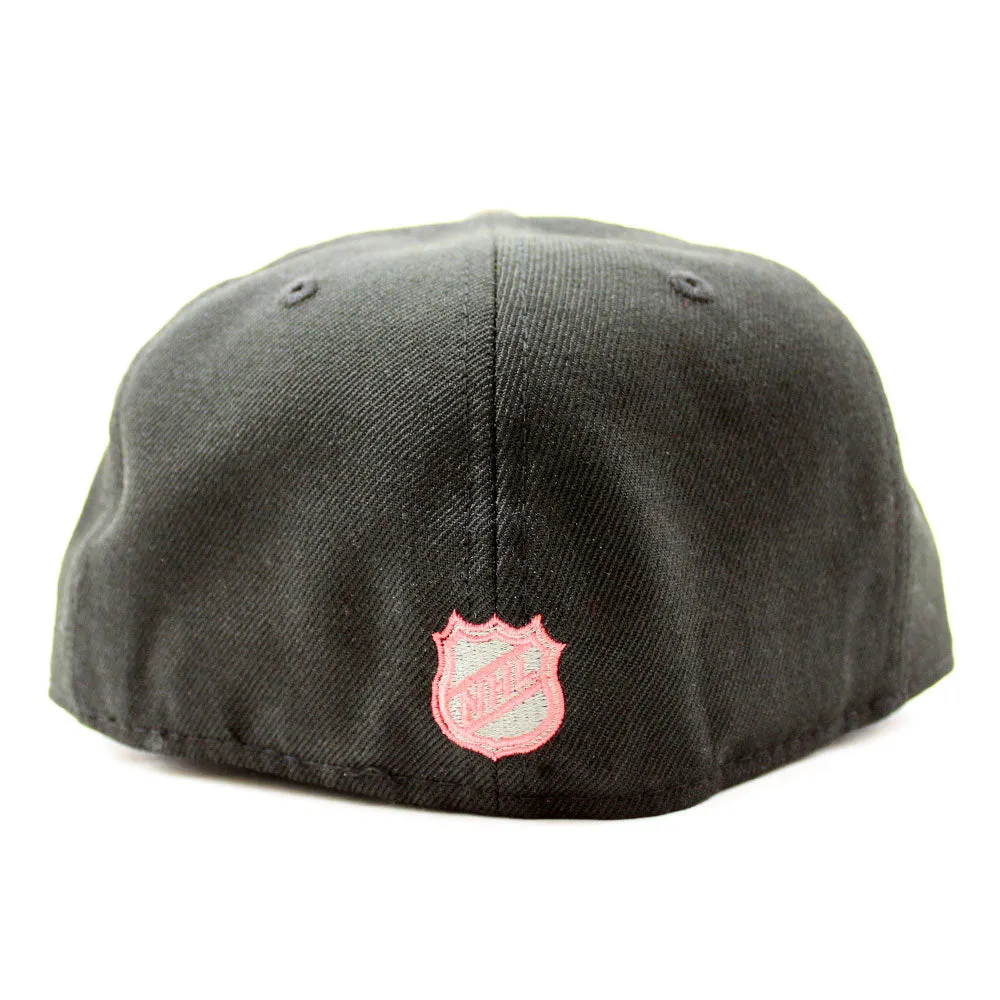 MINNESOTA WILD New Era 59Fifty Fitted Hat (Black Lava Red Gray)
