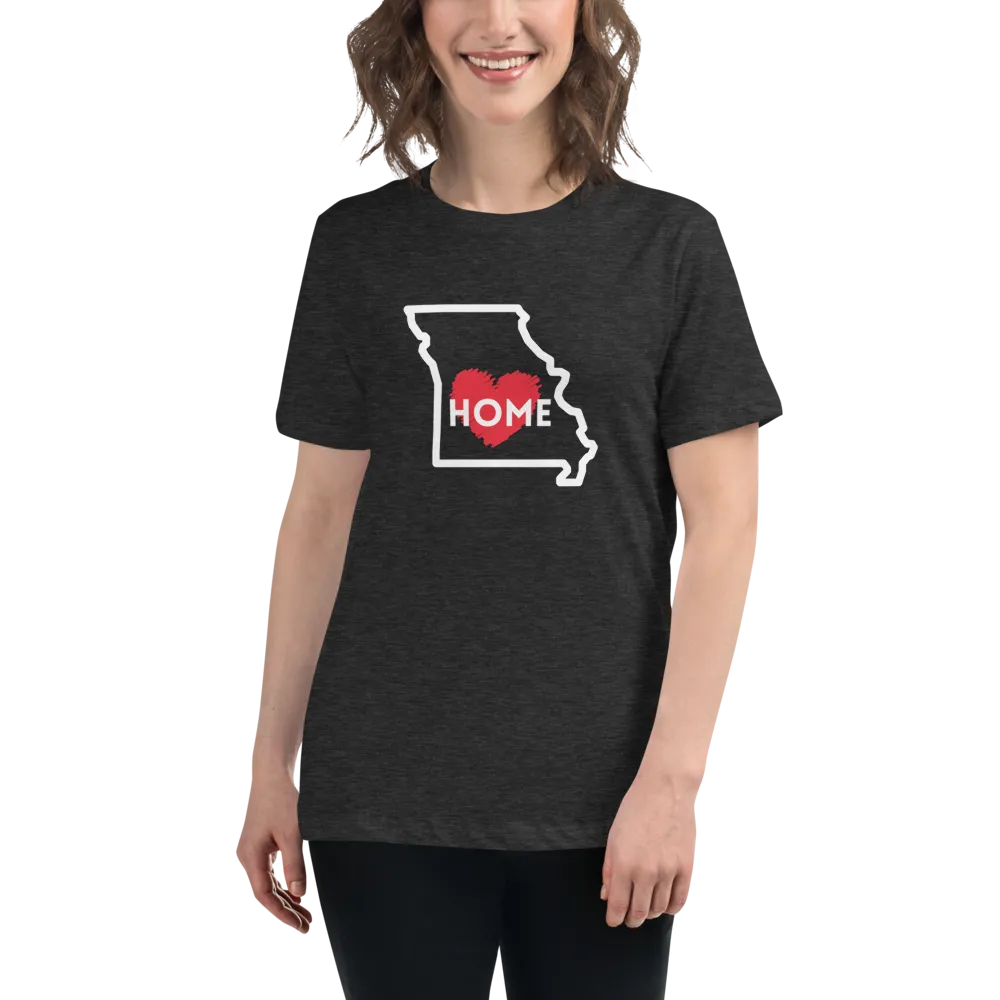 MISSOURI IS HOME Women's Relaxed T-Shirt