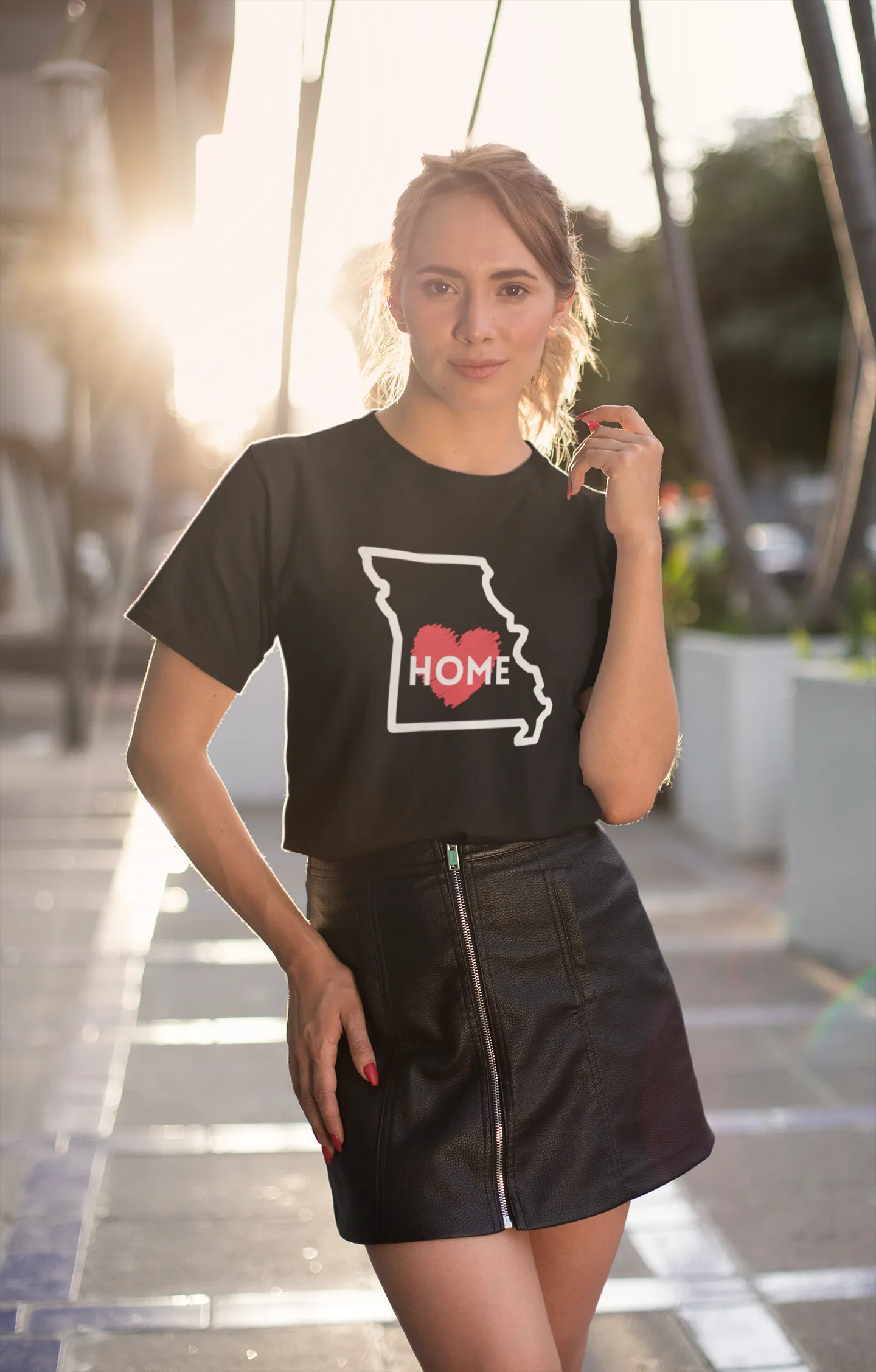 MISSOURI IS HOME Women's Relaxed T-Shirt