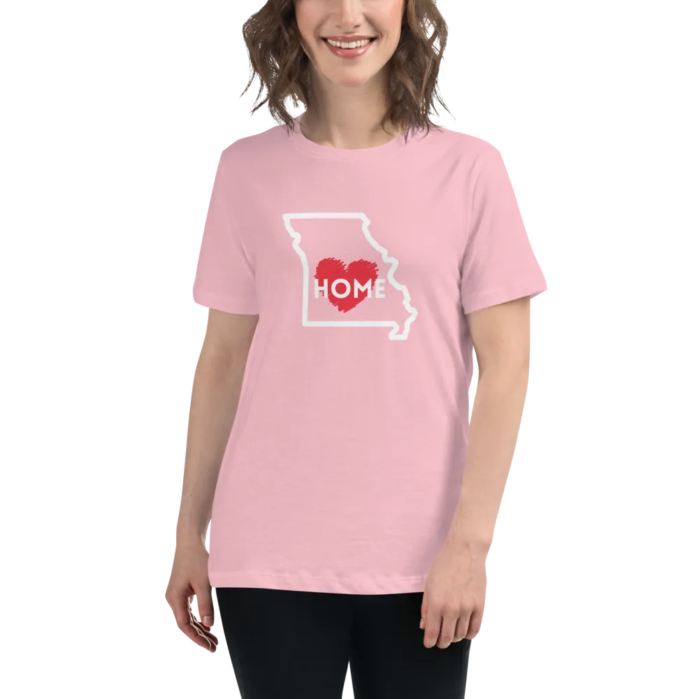 MISSOURI IS HOME Women's Relaxed T-Shirt