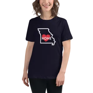 MISSOURI IS HOME Women's Relaxed T-Shirt