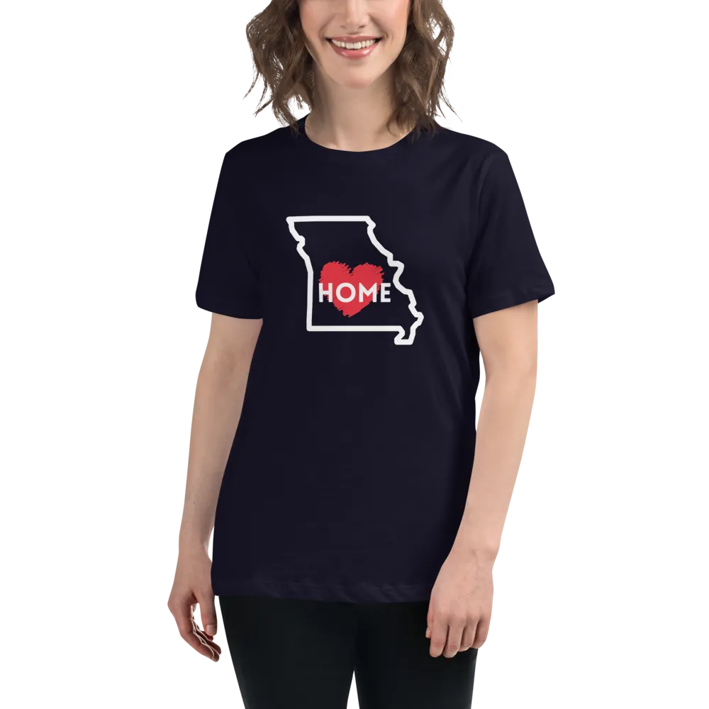 MISSOURI IS HOME Women's Relaxed T-Shirt