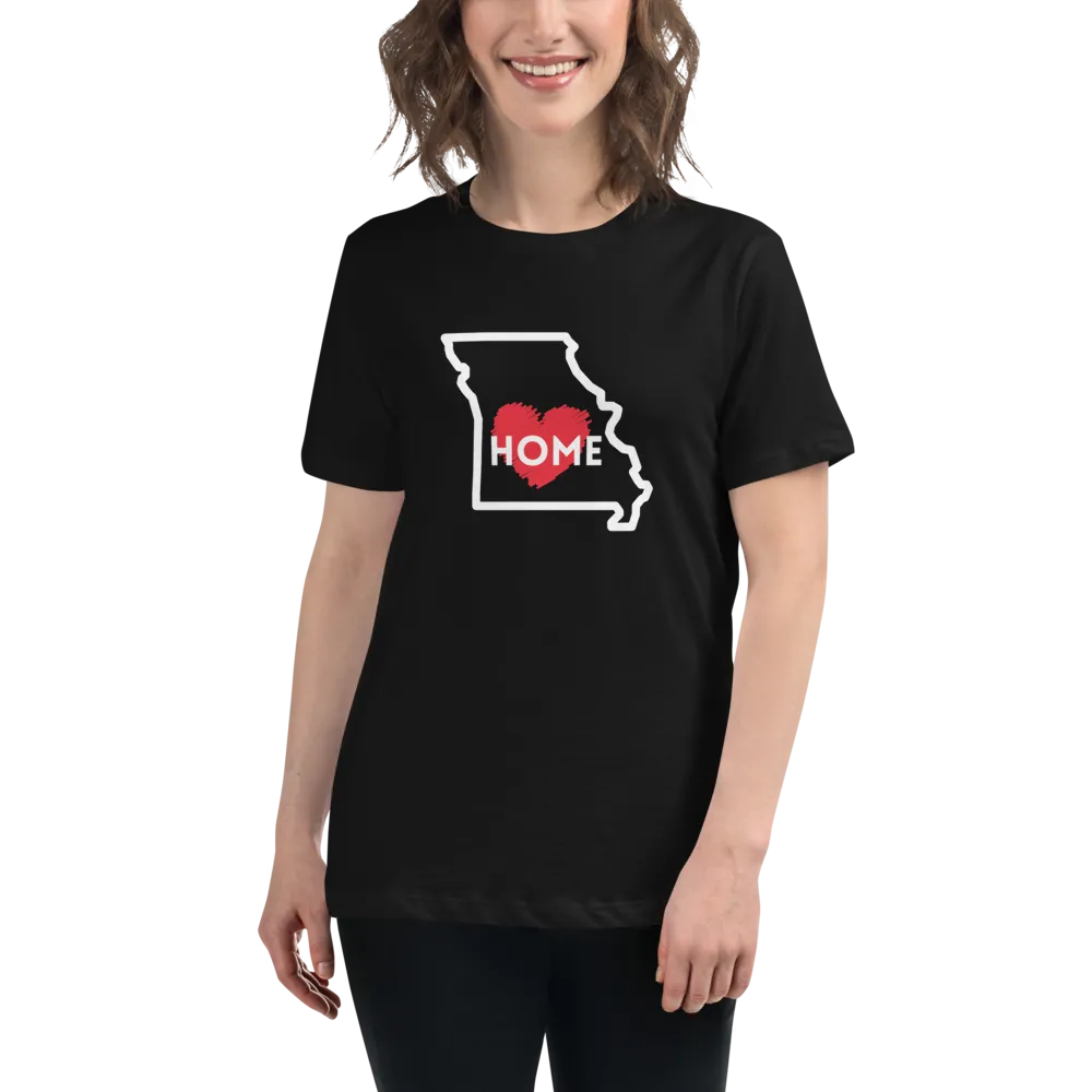 MISSOURI IS HOME Women's Relaxed T-Shirt