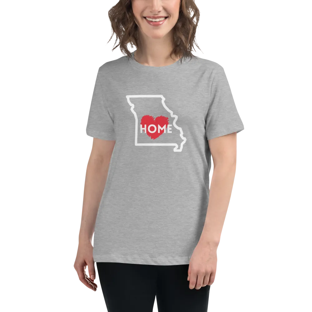 MISSOURI IS HOME Women's Relaxed T-Shirt