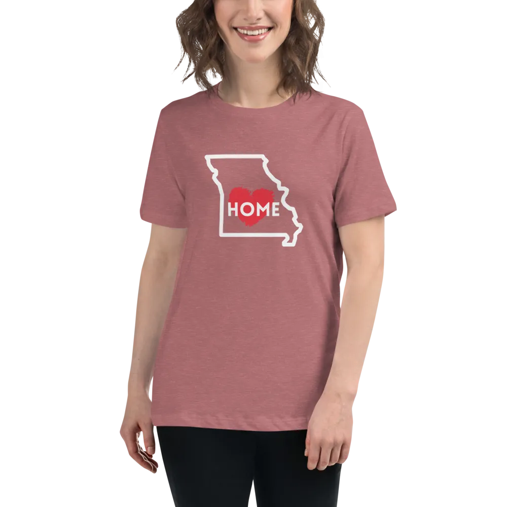MISSOURI IS HOME Women's Relaxed T-Shirt