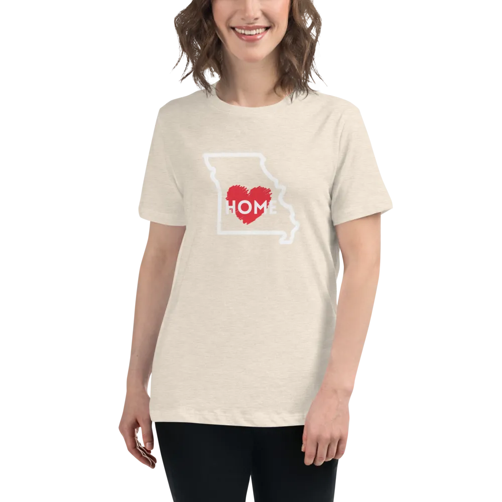 MISSOURI IS HOME Women's Relaxed T-Shirt
