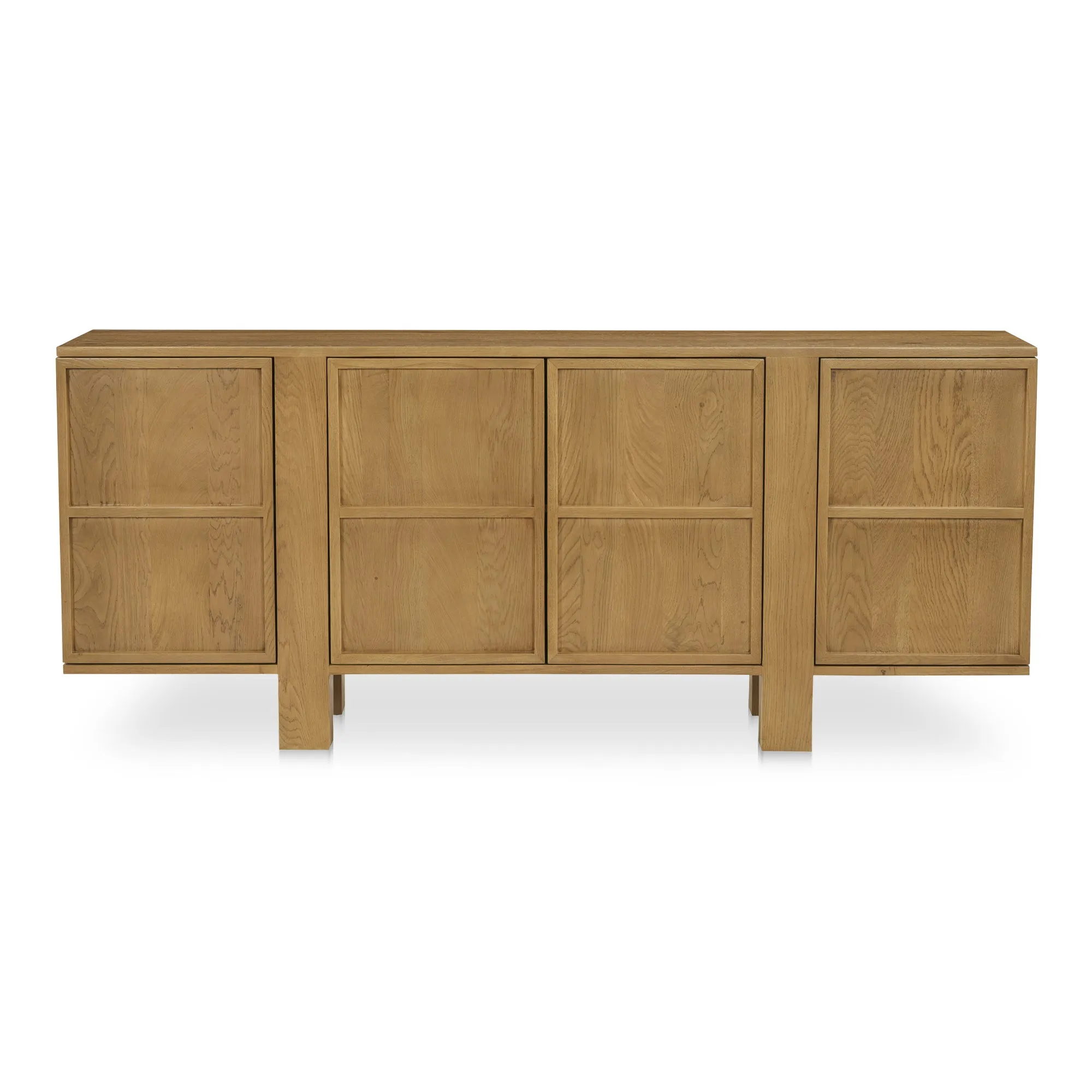 Modern Tansu-Inspired Oak Sideboard
