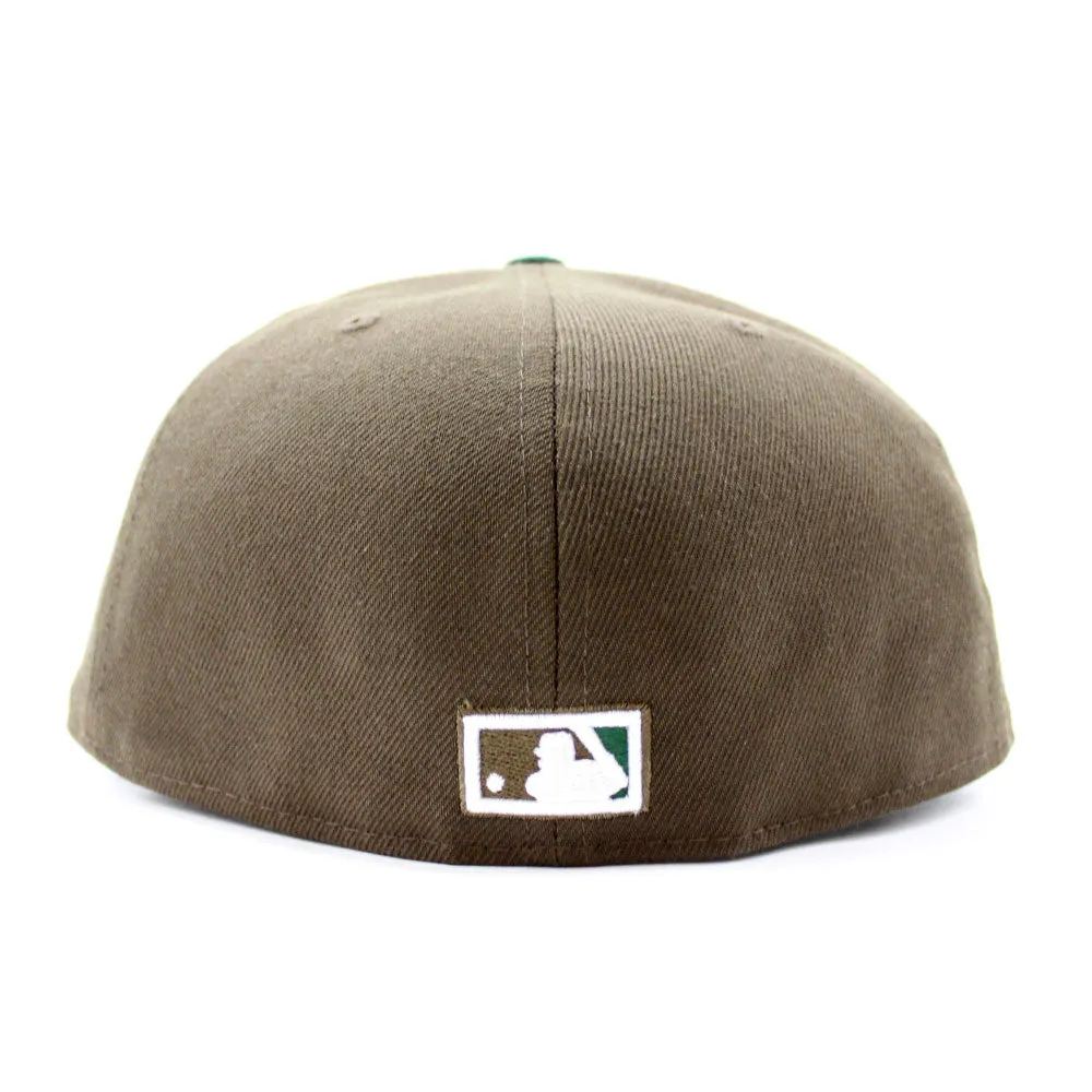 Montreal Expos 1982 All Star Game New Era Fitted 59Fifty Hat (Brown Green with Gray Under Brim)