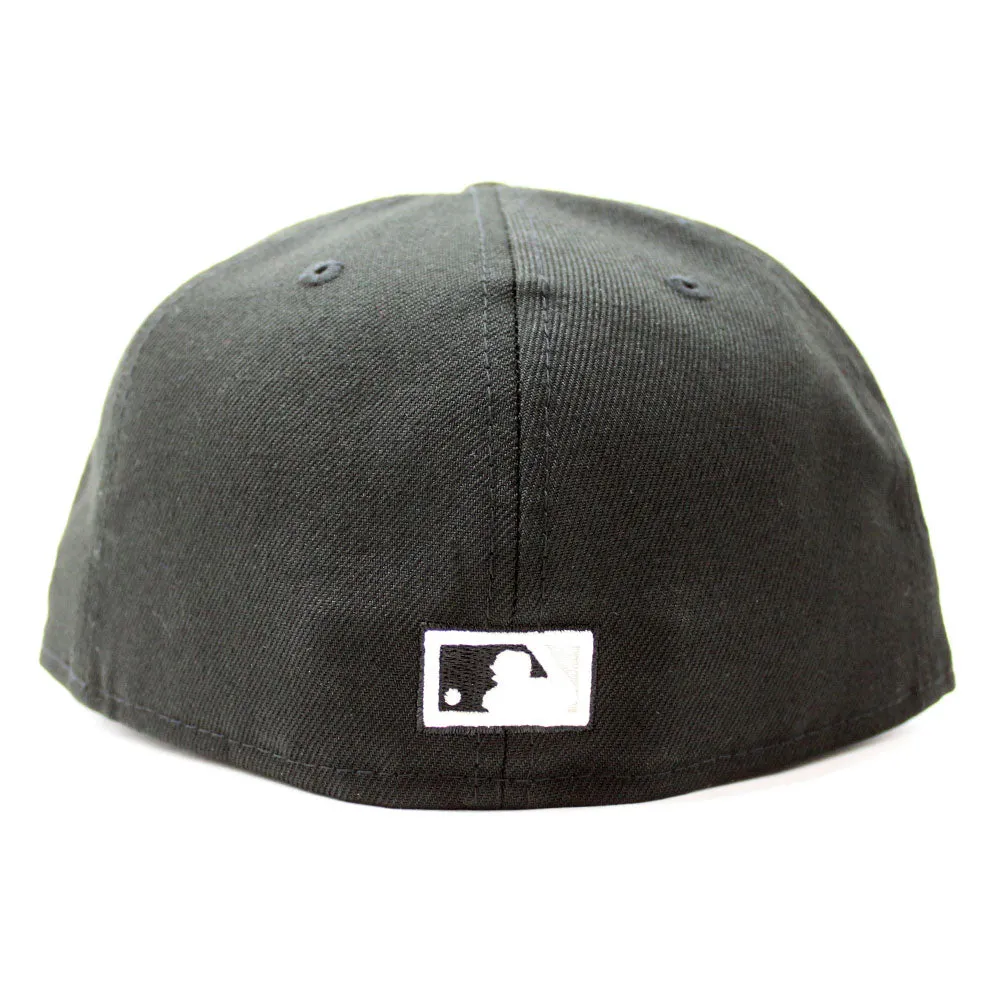 Montreal Expos 35th Anniversary New Era Fitted 59Fifty Hat (Glow in the Dark Black Gray Under Brim)