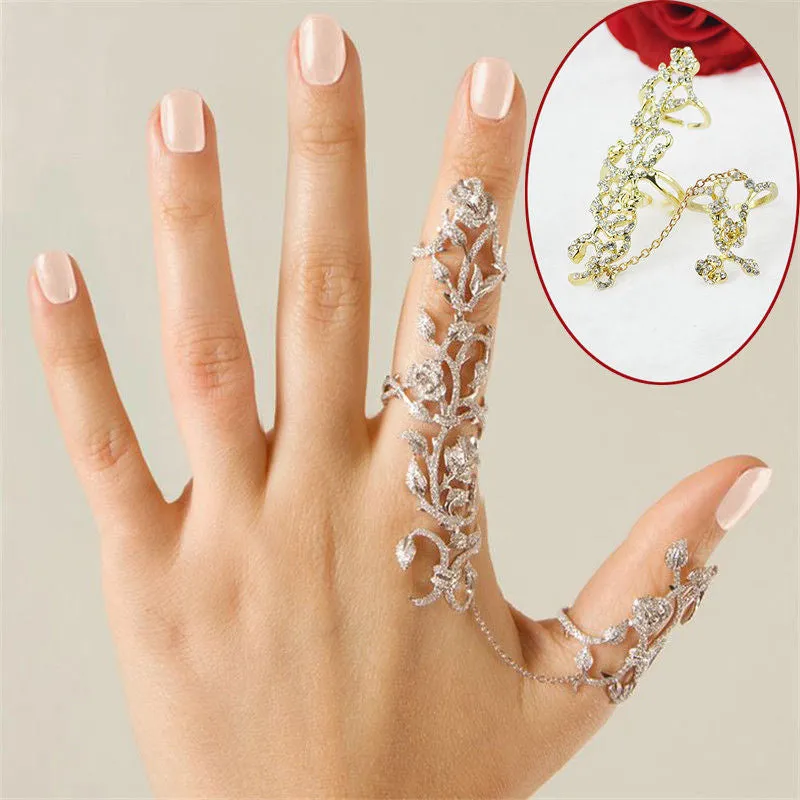 Multiple Finger Stack Knuckle Rings