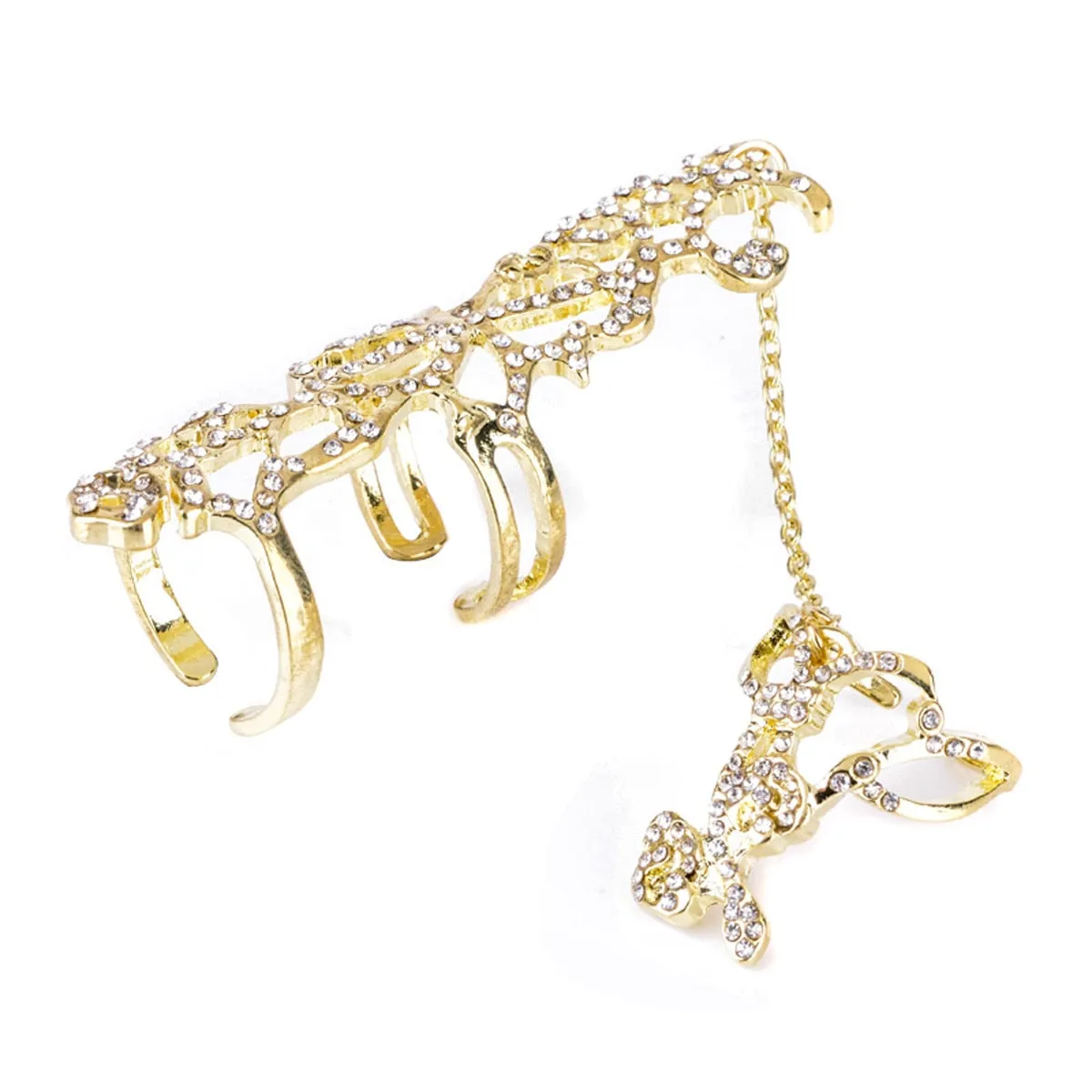 Multiple Finger Stack Knuckle Rings