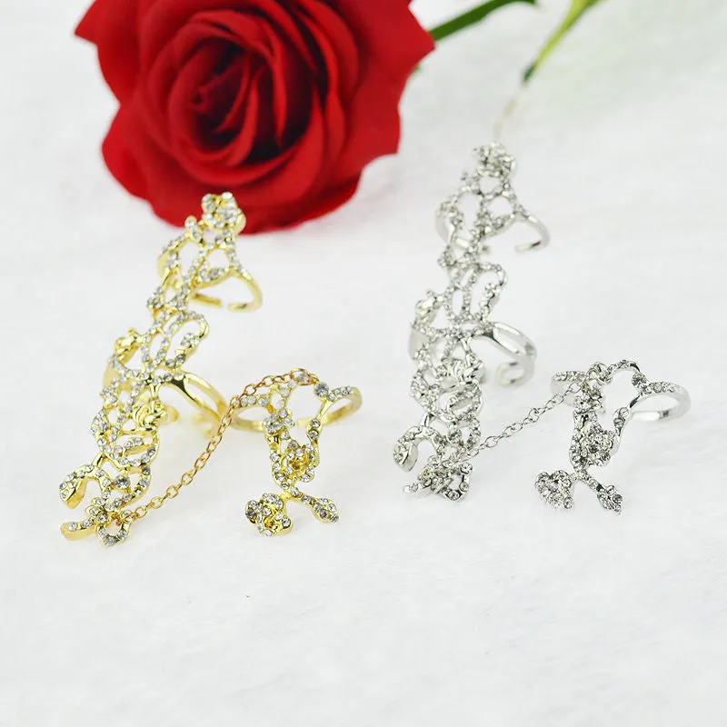 Multiple Finger Stack Knuckle Rings