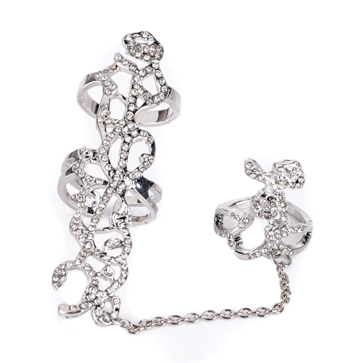 Multiple Finger Stack Knuckle Rings