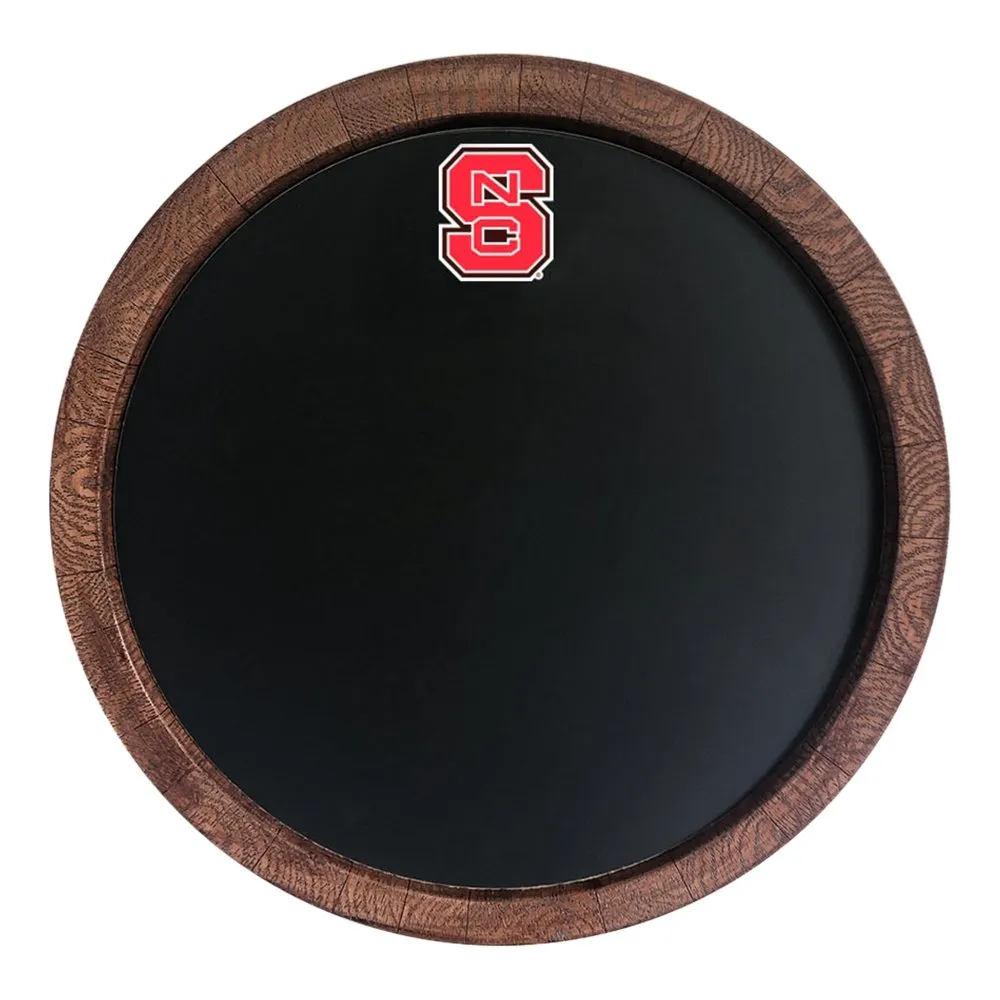 NC State Wolfpack: Chalkboard "Faux" Barrel Top Sign