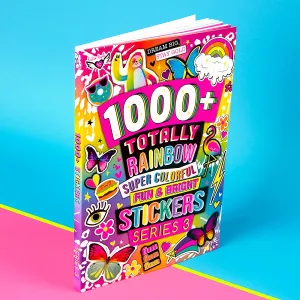 New Fashion Angels 1000  Totally Rainbow Colorful Stickers for Kids - Fun Craft Stickers for Scrapbooks, Planners, Gifts and Rewards, 40-Page Sticker Book for Kids Ages 6  and Up, Multi