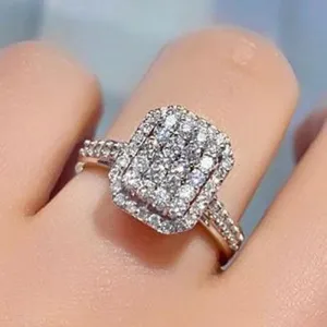NEW Retails $103, Gorgeous Full Brilliant AAA  Cubic Zirconia Diamonds Delicate Fashion Ring, Sz 7