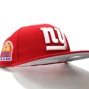 NEW YORK GIANTS 1993 Pro Bowl 59Fifty New Era Fitted Hat (Red Gray Under Brim)