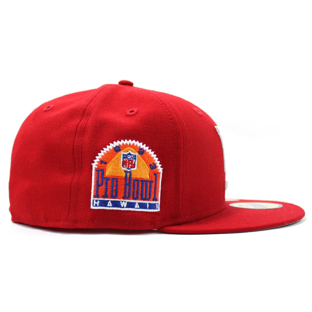 NEW YORK GIANTS 1993 Pro Bowl 59Fifty New Era Fitted Hat (Red Gray Under Brim)