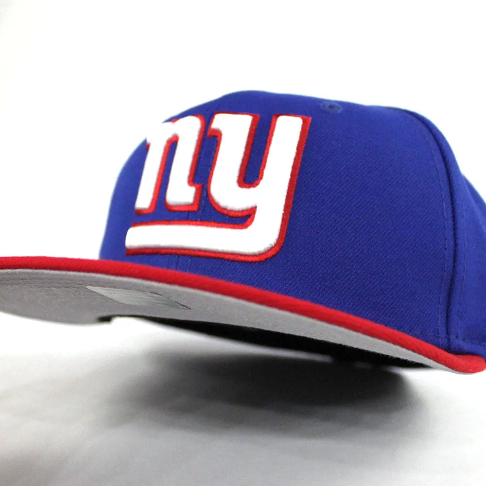 New York Giants Super Bowl XLVI 2012 Champions New Era 59Fifty Fitted Hat (Blue Red Gray Under Brim)