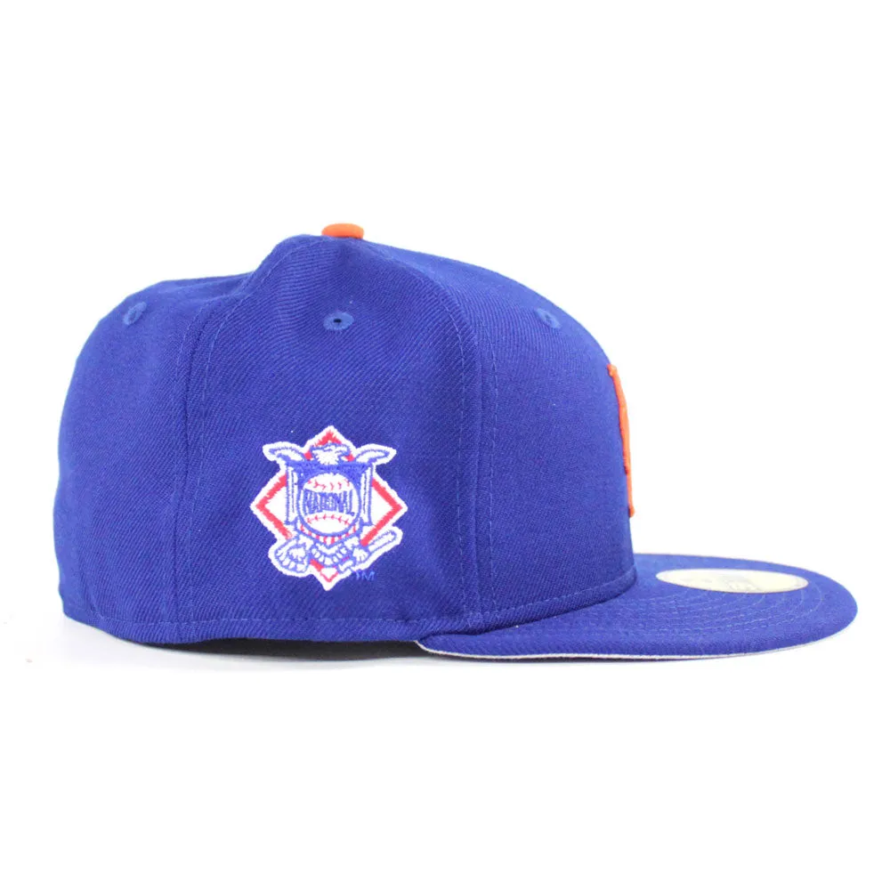 New York Mets 2000 World Series New Era 59Fifty Fitted Hat (Blue Gray Under Brim)