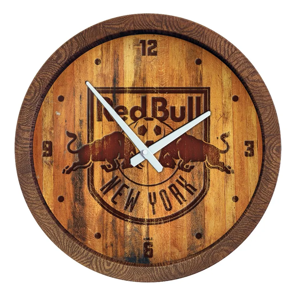 New York Red Bulls: Branded "Faux" Barrel Top Clock