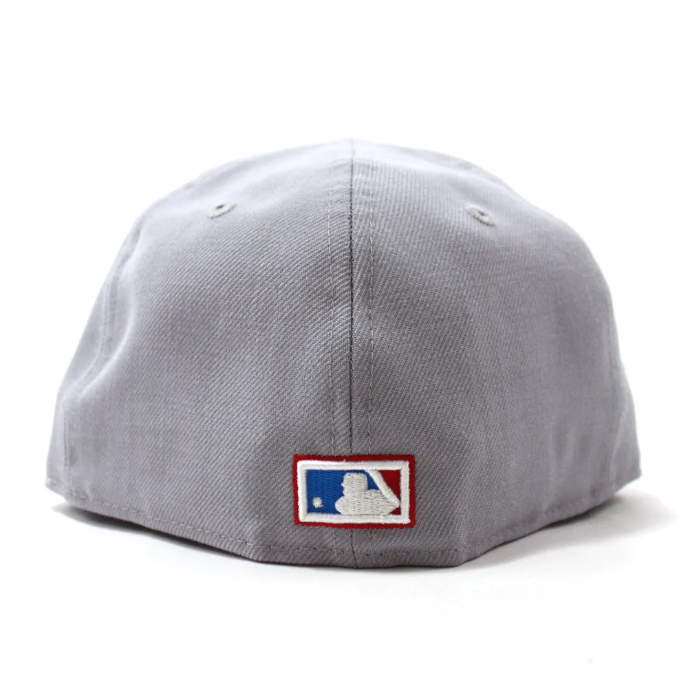 New York Yankee 1946 New Era 59Fifty Fitted Hat (Grey Gray Under Brim)