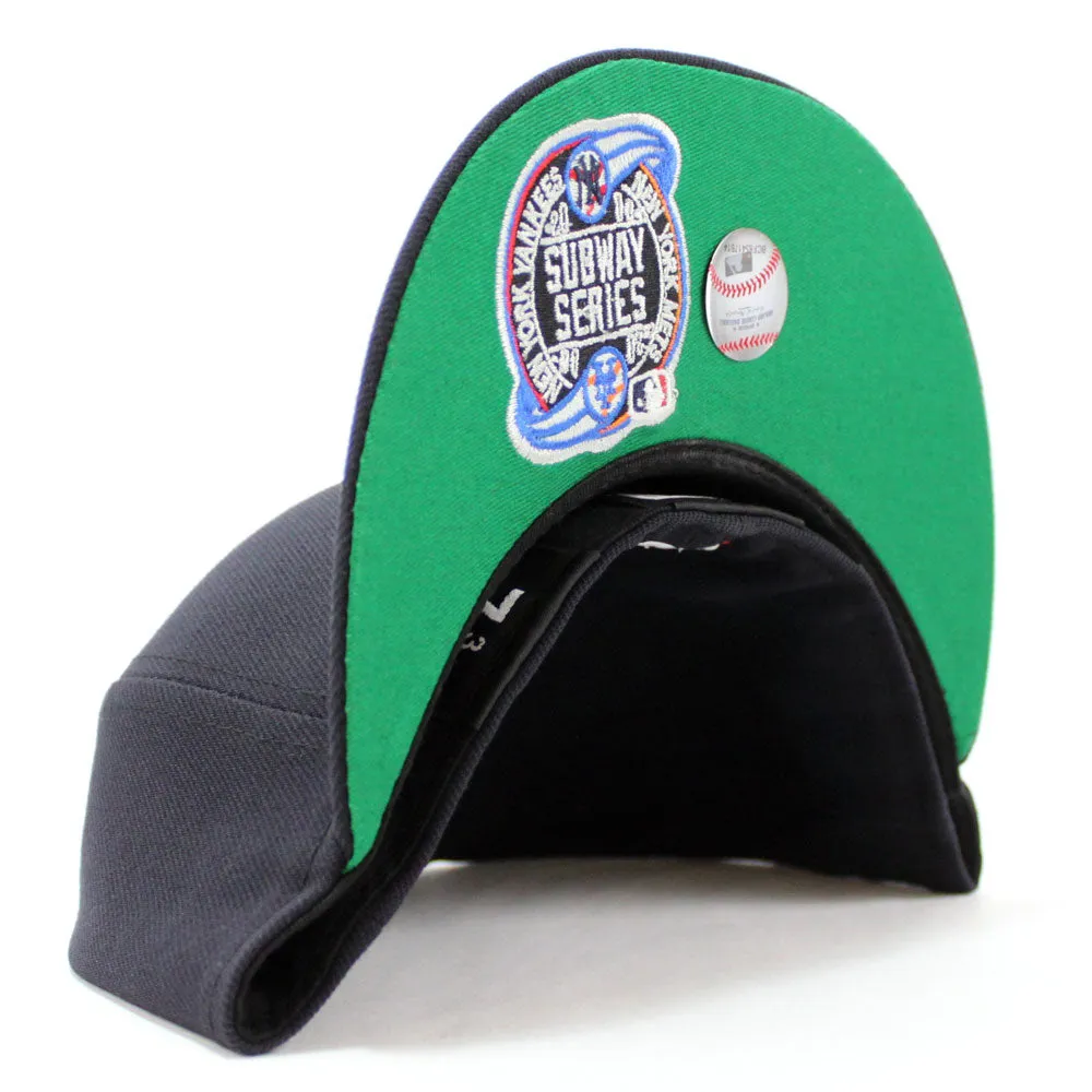 New York Yankees Subway Series New Era 59Fifty Fitted Hat (Navy Green Under Brim)