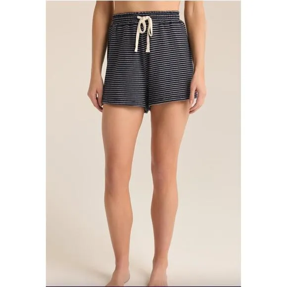 NEW Z SUPPLY downtime stripe shorts in eclipse