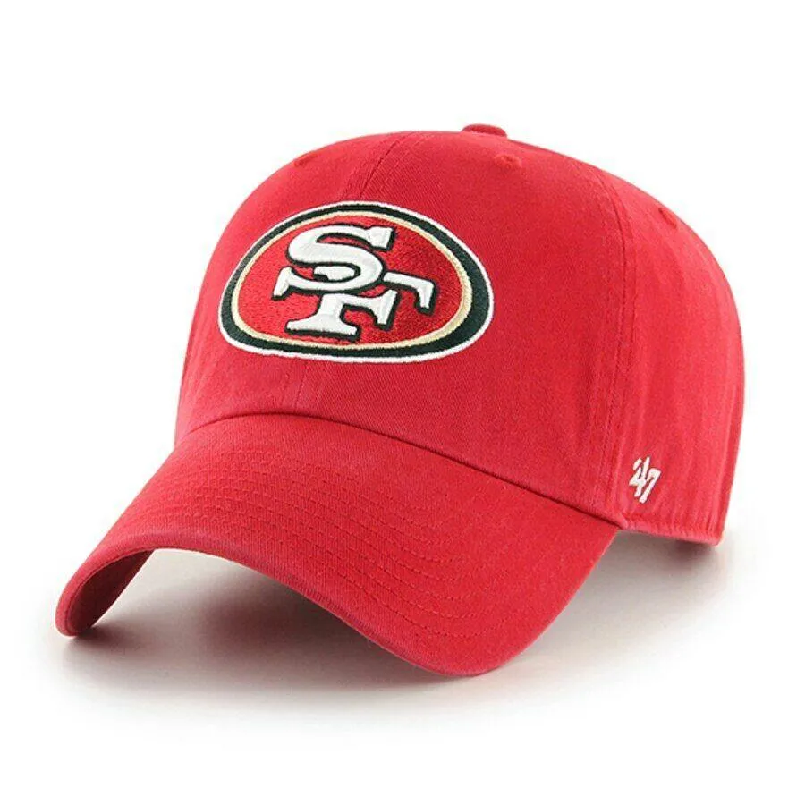 NFL '47 Clean up Adjustable Hat One Size Fits All San Francisco 49ers