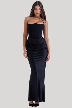 Nia | Strapless Elegant Maxi Dress