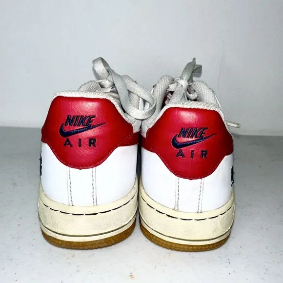 Nike Air Force 1 low LeBron 2009 Sz 5.5 youth Rare Retro Red &amp; White