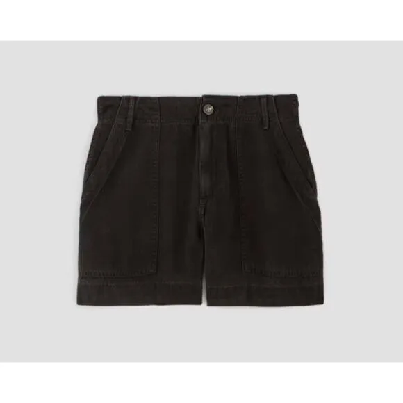 NWOT Everlane The Utility Short in Buttersoft In Black Size 8