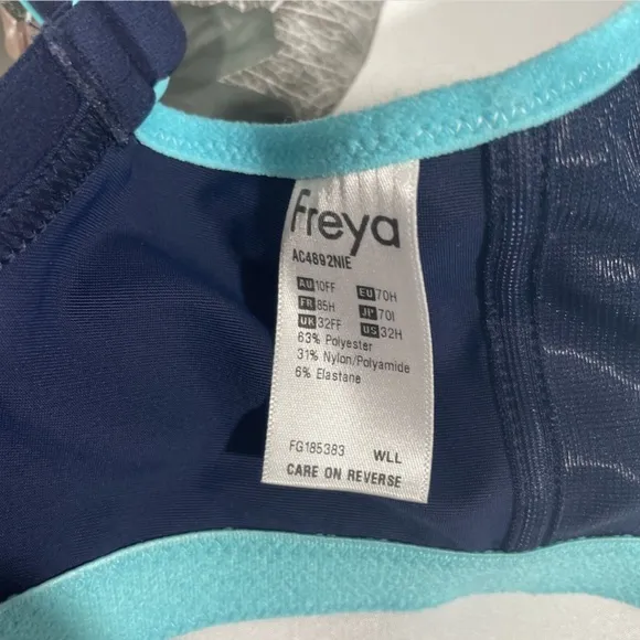 NWT Freya [ 32H US‎ ] Sonic Molded Underwire Sports Bra in Nightshade
