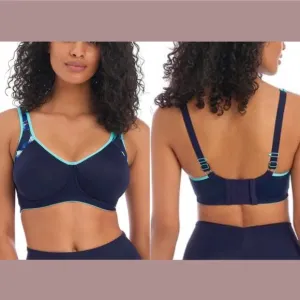 NWT Freya [‎ 32I US ] Sonic Molded Underwire Sports Bra in Nightshade
