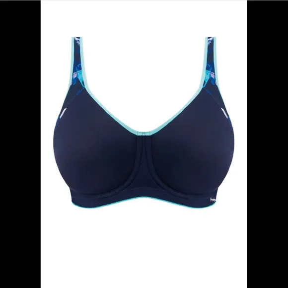 NWT Freya [‎ 32I US ] Sonic Molded Underwire Sports Bra in Nightshade