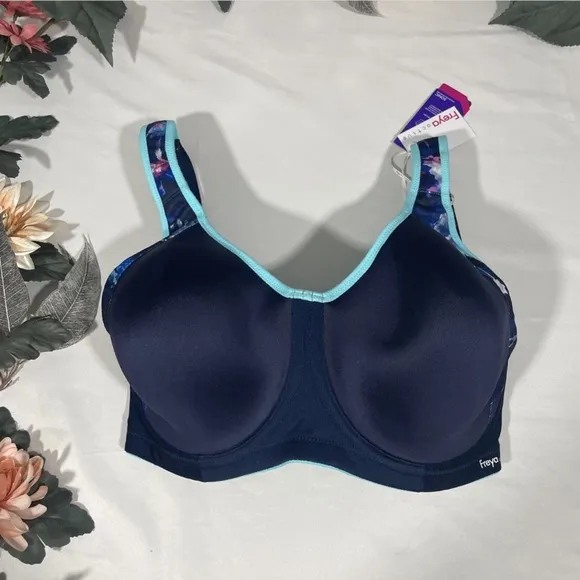 NWT Freya [‎ 32I US ] Sonic Molded Underwire Sports Bra in Nightshade