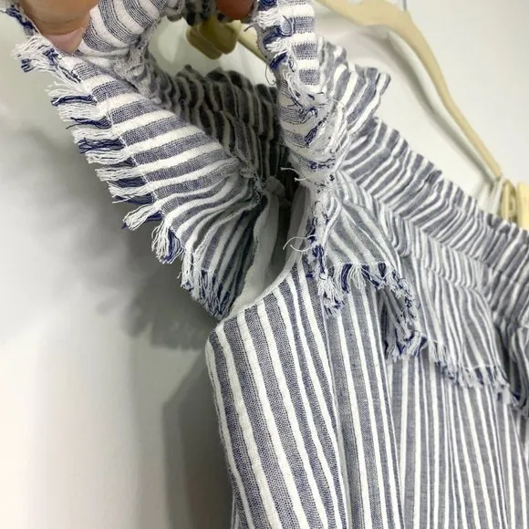 NWT GREYLIN x Revolve Off-the-shoulder Striped Casual Shift Maxi Dress Sz S