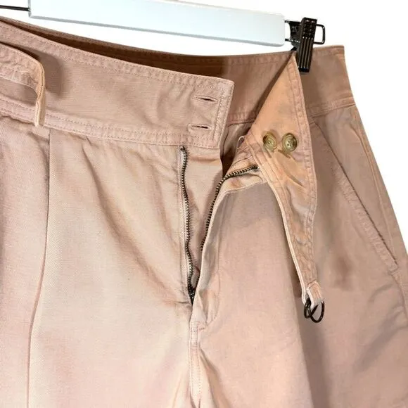 NWT Polo Ralph 100% Cotton &quot;Deco Coral&quot; 3&quot; Inseam High Rise Shorts - Women's 6
