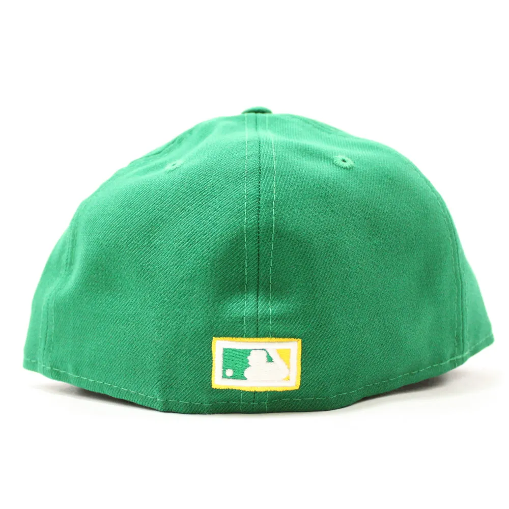 Oakland Athletics 1971 New Era 59Fifty Fitted Hat (Kelly Green Gray Under Brim)