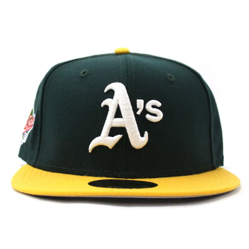 Oakland Athletics 1989 World Series New Era 59Fifty Fitted Hat V2 (GRAY UNDER BRIM)