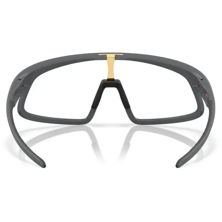 Oakley RSLV Glasses - Matte Carbon/Clear - Black Iridium Photochromic