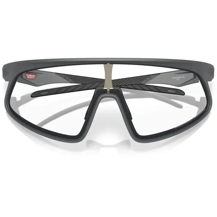Oakley RSLV Glasses - Matte Carbon/Clear - Black Iridium Photochromic