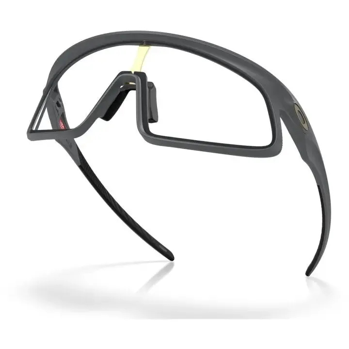 Oakley RSLV Glasses - Matte Carbon/Clear - Black Iridium Photochromic