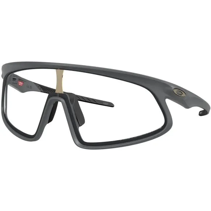 Oakley RSLV Glasses - Matte Carbon/Clear - Black Iridium Photochromic