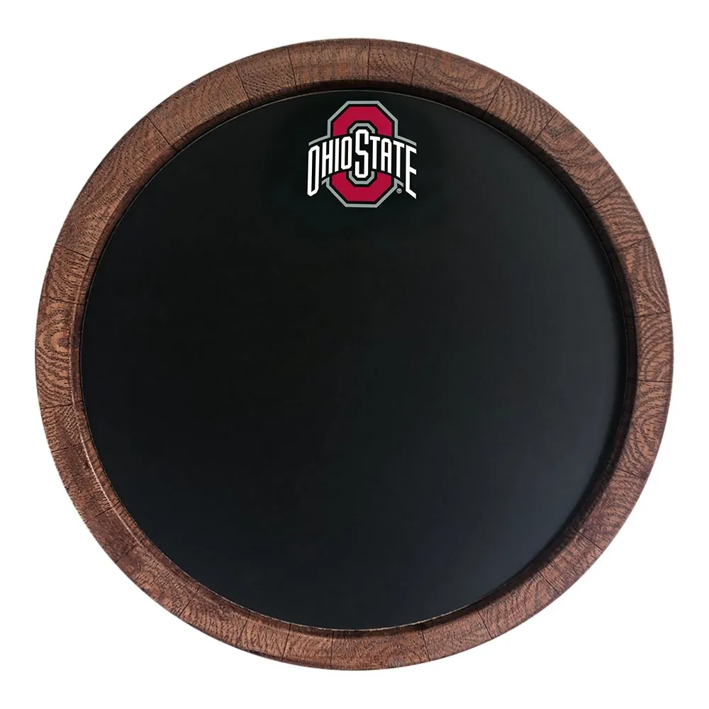 Ohio State Buckeyes: Chalkboard "Faux" Barrel Top Sign