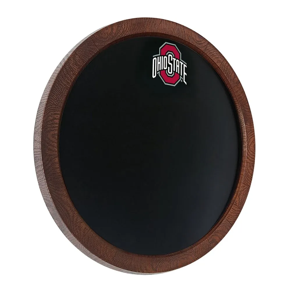 Ohio State Buckeyes: Chalkboard "Faux" Barrel Top Sign