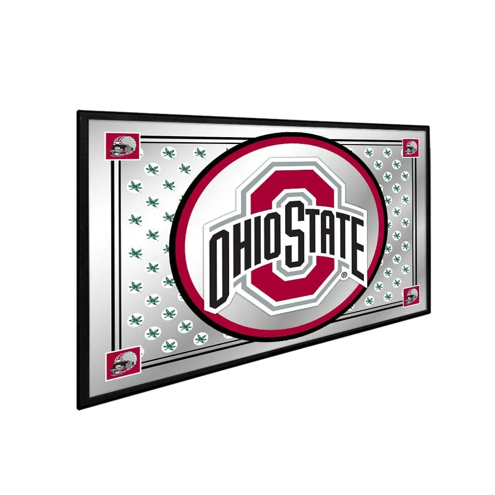 Ohio State Buckeyes: Team Spirit - Framed Mirrored Wall Sign