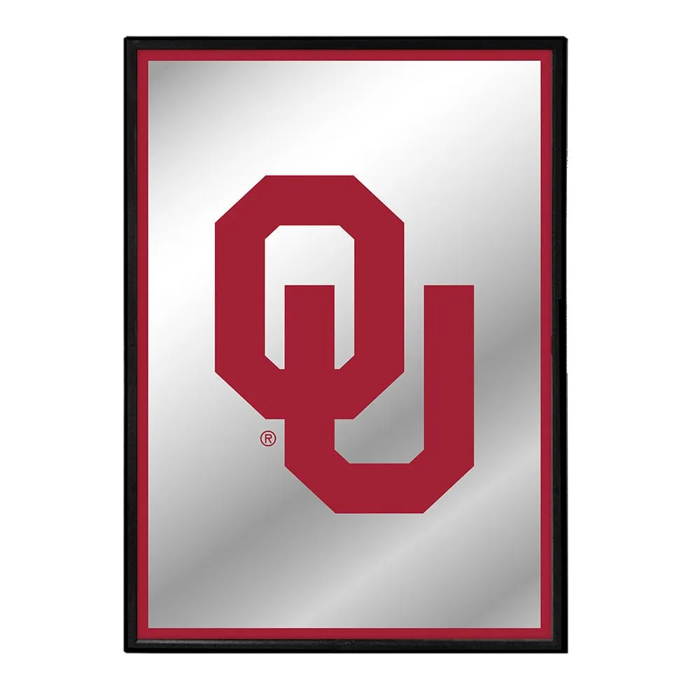 Oklahoma Sooners: Framed Mirrored Wall Sign