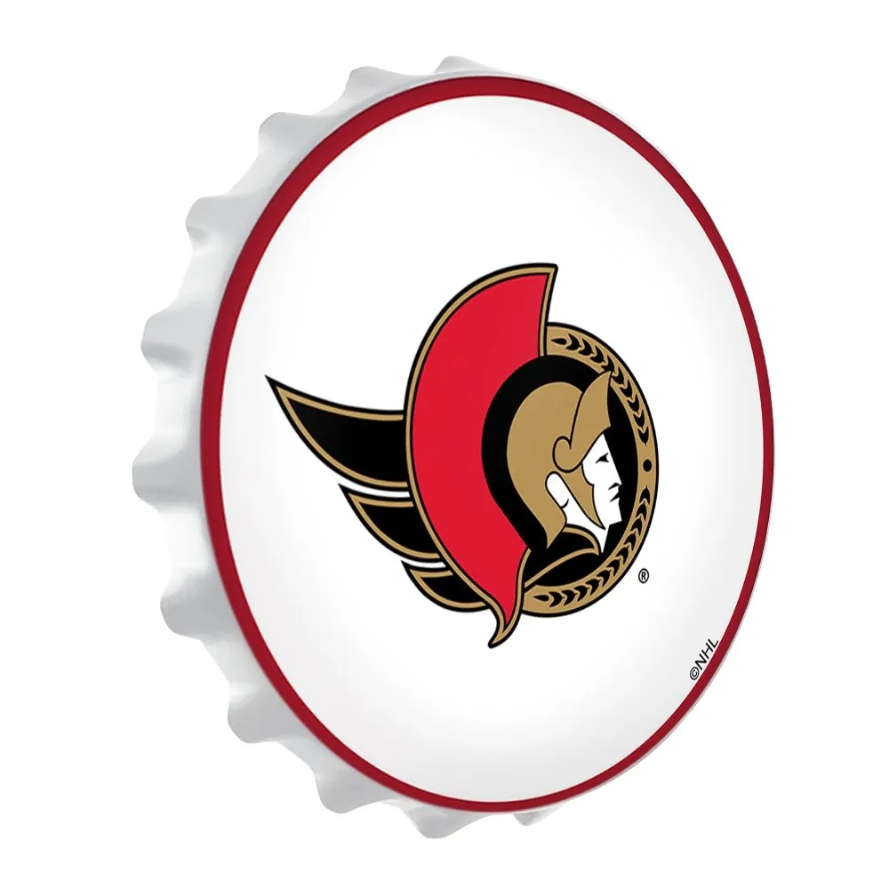 Ottawa Senators: Bottle Cap Wall Light
