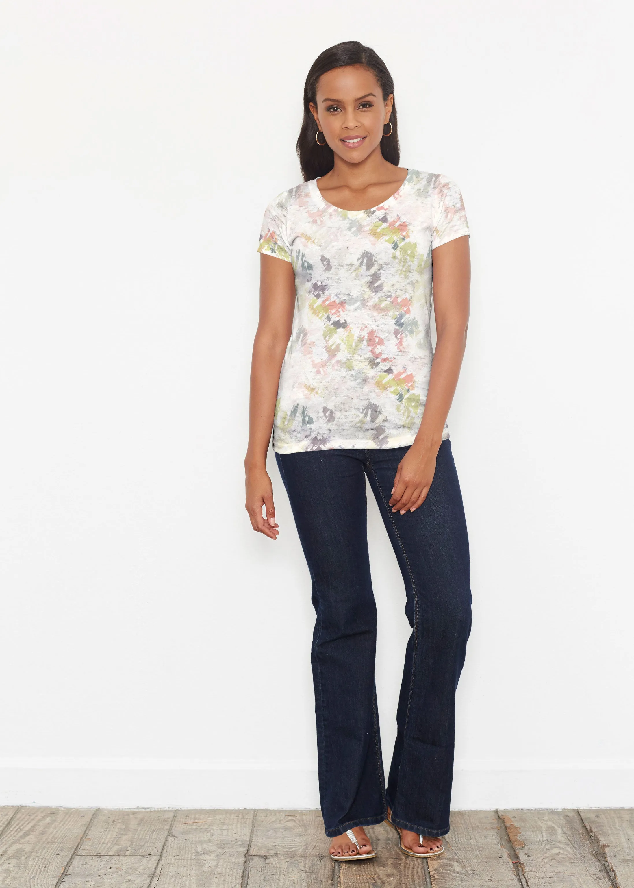 Painters Palette (7928) ~ Short Sleeve Scoop Shirt